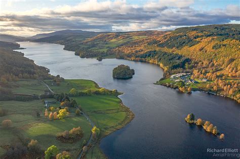 Loch Tummel, October 2019 - Richard Elliott Aerial Filming