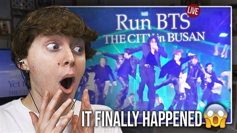 It Finally Happened Bts Run Bts Live Performance In Busan 2022