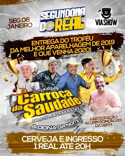 CD AO VIVO LUXUOSA CARROÇA DA SAUDADE VIA SHOW 06 01 2020 DJ JOSIAS