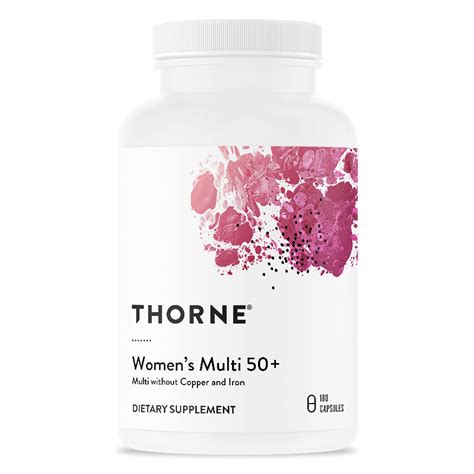 Thorne Womens Multi 50 Daily Multivitamin Without Iron