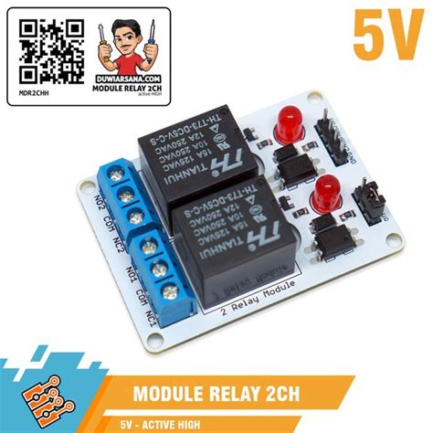 Jual Module Relay 2CH 5V Active HIGH Di Lapak Duwi Arsana Bukalapak