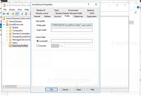 Enable Roaming Profiles On Windows Server 2016 AvoidErrors