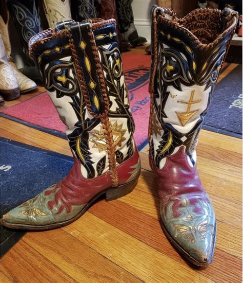 Fancy Cowboy Boots From An Unknown Maker Photograph Courtesy Of Wayne