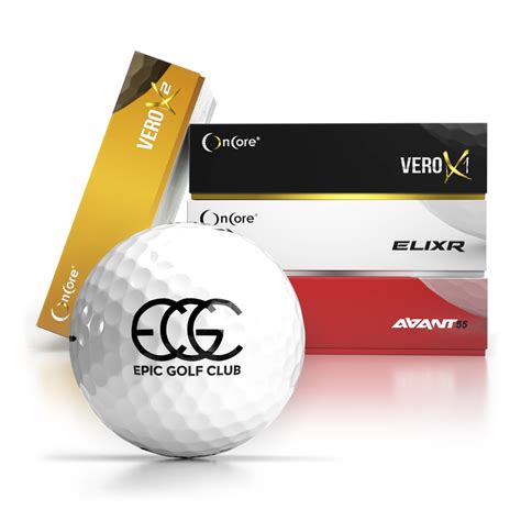 Epic Golf Club Logo Balls Special Edition OnCore Golf