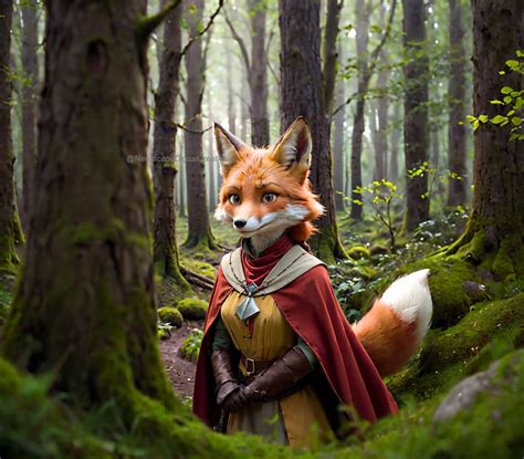 Fox Anthro Medieval Scout By Nerdscapedc On Deviantart