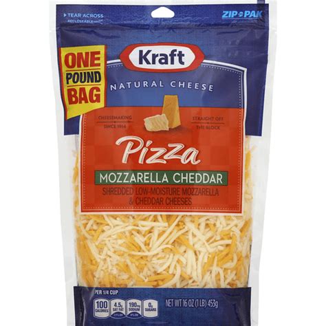 Kraft Natural Cheese Mozzarella Cheddar Pizza Shop Wades Piggly Wiggly