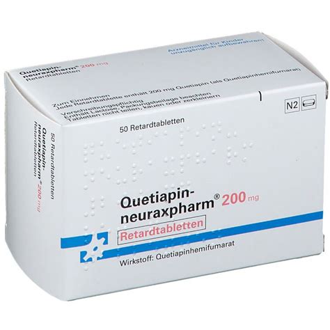 Quetiapin Neuraxpharm Mg St Mit Dem E Rezept Kaufen Shop Apotheke