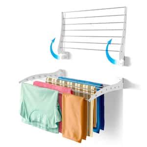 Wall Mounted Clothes Drying Racks The Home Depot