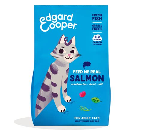 Salmon Grain Free Kibble For Cats Edgard And Cooper