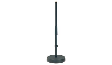 Kandm 233 Tablefloor Mic Stand Kandm 233 Black Avshopca Canadas Pro Audio Video And Dj Store