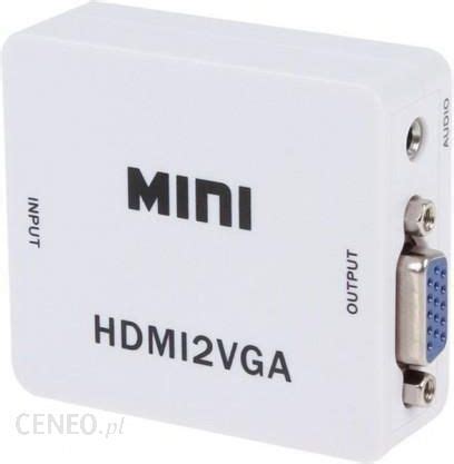 Swiatkabli Adapter Konwerter Obrazu Sygna U Z Hdmi Na Do Vga A