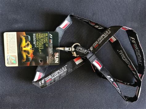 2008 Sgp F1 Lanyard Hobbies And Toys Memorabilia And Collectibles Fan