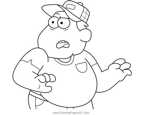 Bill Green Confused Big City Greens Coloring Page for Kids - Free Big ...