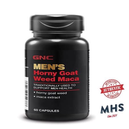 GNC Men S Horny Goat Weed Maca 60 Capsules Shopee Malaysia