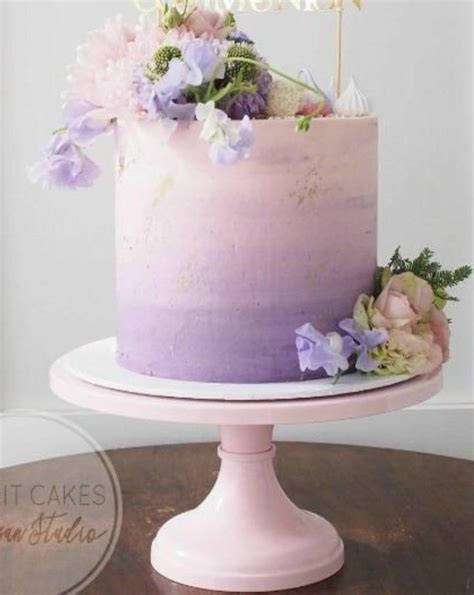 Purple Cakes Birthday Tiered Cakes Birthday Birthday Cake Girls