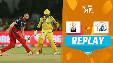 Watch Replay M24 RCB Vs CSK GUJ Video Online HD On JioCinema