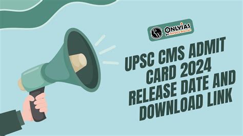 UPSC CMS Admit Card 2024 Out, Download Now! - PWOnlyIAS