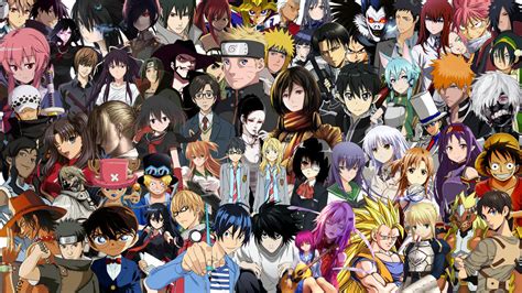 Mashup Anime collage by DinocoZero on DeviantArt