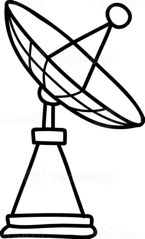 Hand Drawn Space Satellite Illustration 12665058 Png