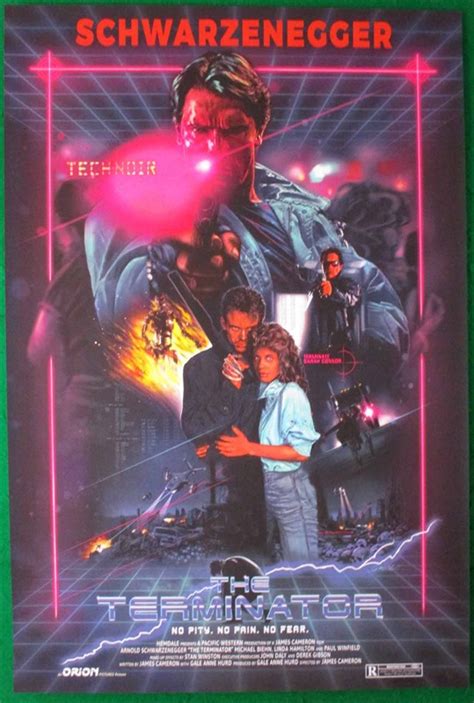 The Terminator Poster, Mondo/AMP (24"x 36", 61cm x 91.5 cm), 1984, Gambriel Mike