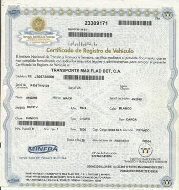 Como Obtener El Certificado De Registro De Veh Culo