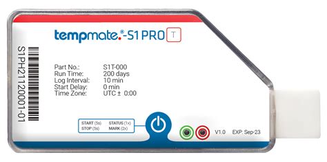 Tempmate S1 Pro Single Use Temperature Data Logger OneTemp