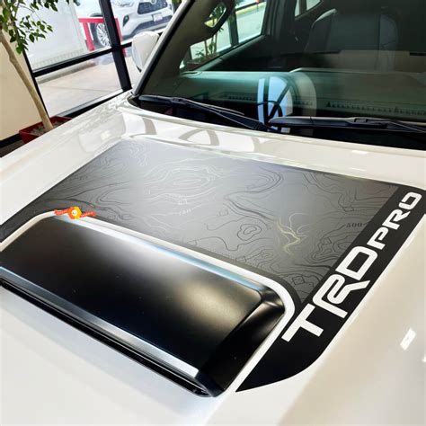 Toyota Tacoma TRD Sport PRO Hood Scoop Racing 2 Colors Decal Graphics