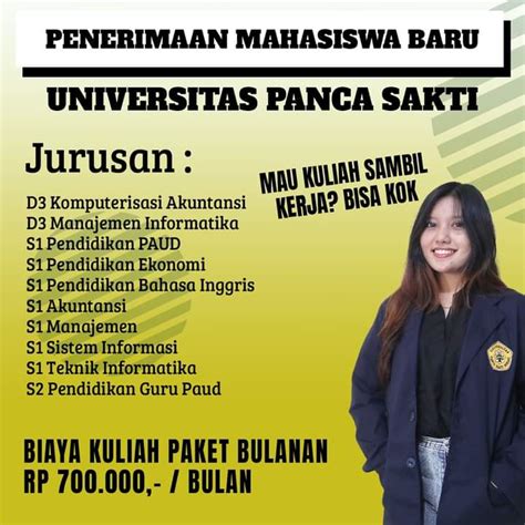 Informasi Pendaftaran Online S1 Manajemen Di Universitas Panca Sakti