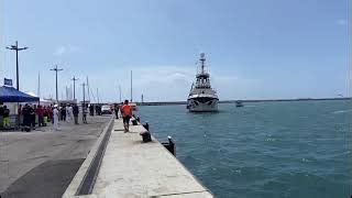 Video Nuovo Sbarco Di Migranti Al Porto Di Salerno Approda La Nave