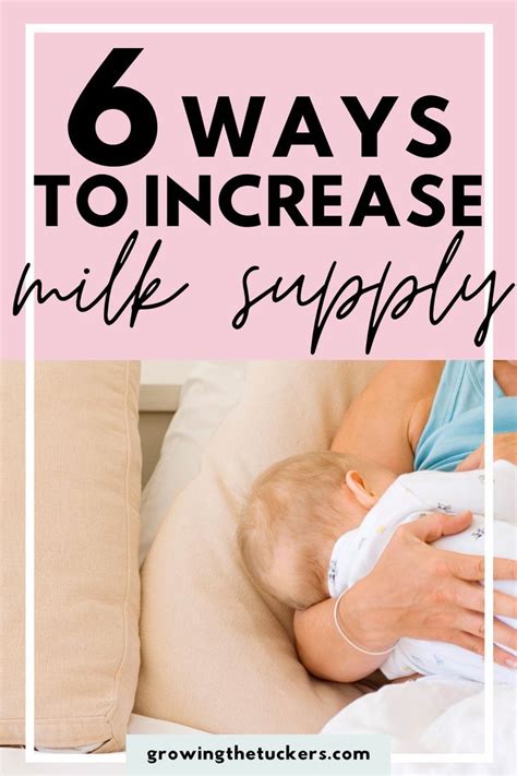 6 Ways To Increase Milk Supply Artofit