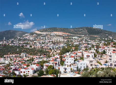 view  kalkan stock photo alamy