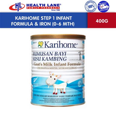 Karihome Step Goat Milk Infant Formula Iron Susu Kambing Mth