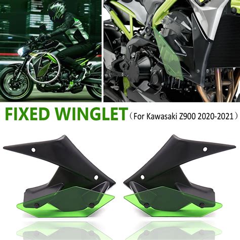 Z New Motorcycle Parts Side Downforce Naked Spoilers Winglet