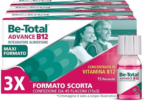 Be Total Advance B12 Integratore Alimentare Con Vitamina B12 Supporto