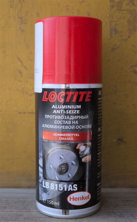 Notes Loctite Lb 8151 Aluminium Anti Seize