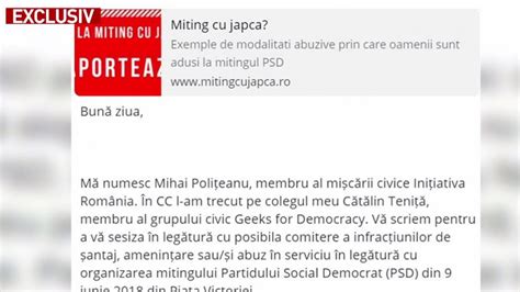 Plângere penală împotriva mitingului PSD