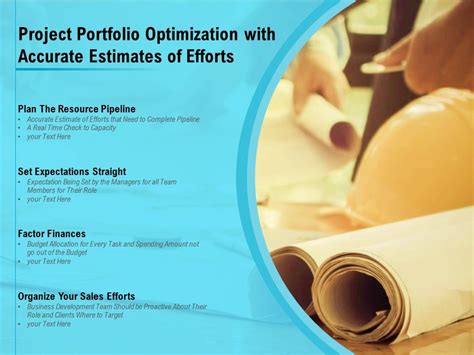 Project Portfolio Optimization With Accurate Estimates Of Efforts Ppt