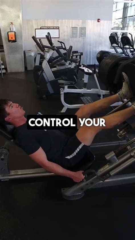 3 Tips To Improve Your A Leg Press Legpress Quads Hamstring Glutes