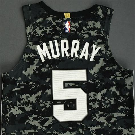 Dejounte Murray San Antonio Spurs Game Worn City Edition Jersey