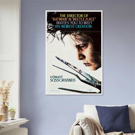 Edward Scissorhands Movie Poster, Classic Movie Poster - Citiesbox