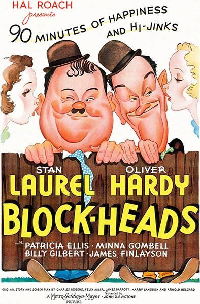 Block Heads Laurel And Hardy 1938 Movie Poster Laurel And Hardy