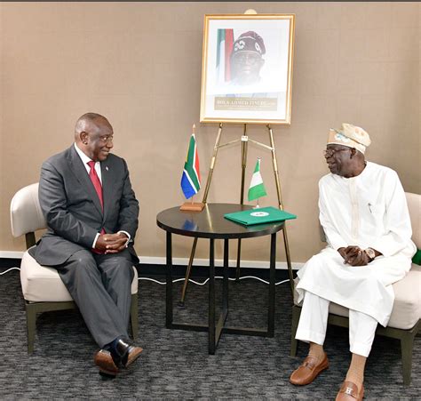 President Cyril Ramaphosa And President Bola Tinubu Of The Flickr