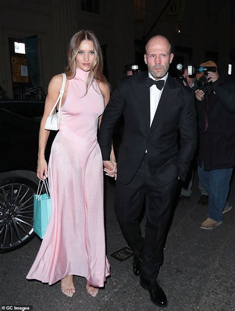 rom Rosie Huntington Whiteley and fiancé Jason Statham put on a loved