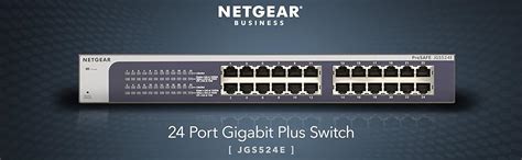 Amazon NETGEAR 24 Port Gigabit Ethernet Plus Switch JGS524E