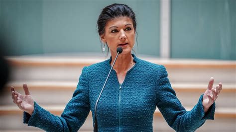 „bündnis Sahra Wagenknecht“ Formiert Sich Als Gruppe Im Bundestag