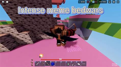 Bedwars Intense Meme Gameplay Youtube