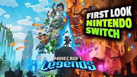 Minecraft Legends Nintendo Switch Trailer First Look Lets Play