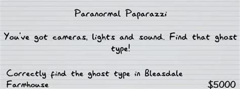 Phasmophobia Paranormal Paparazzi Challenge Mode