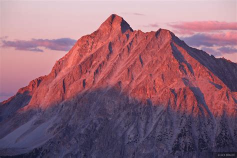 Capitol Peak Alpenglow : Elk Mountains, Colorado : Mountain Photography by Jack Brauer