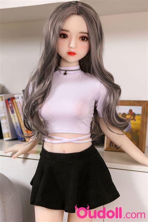 Long Hair Mini Slim Waist Real Sex Doll Anya Cm